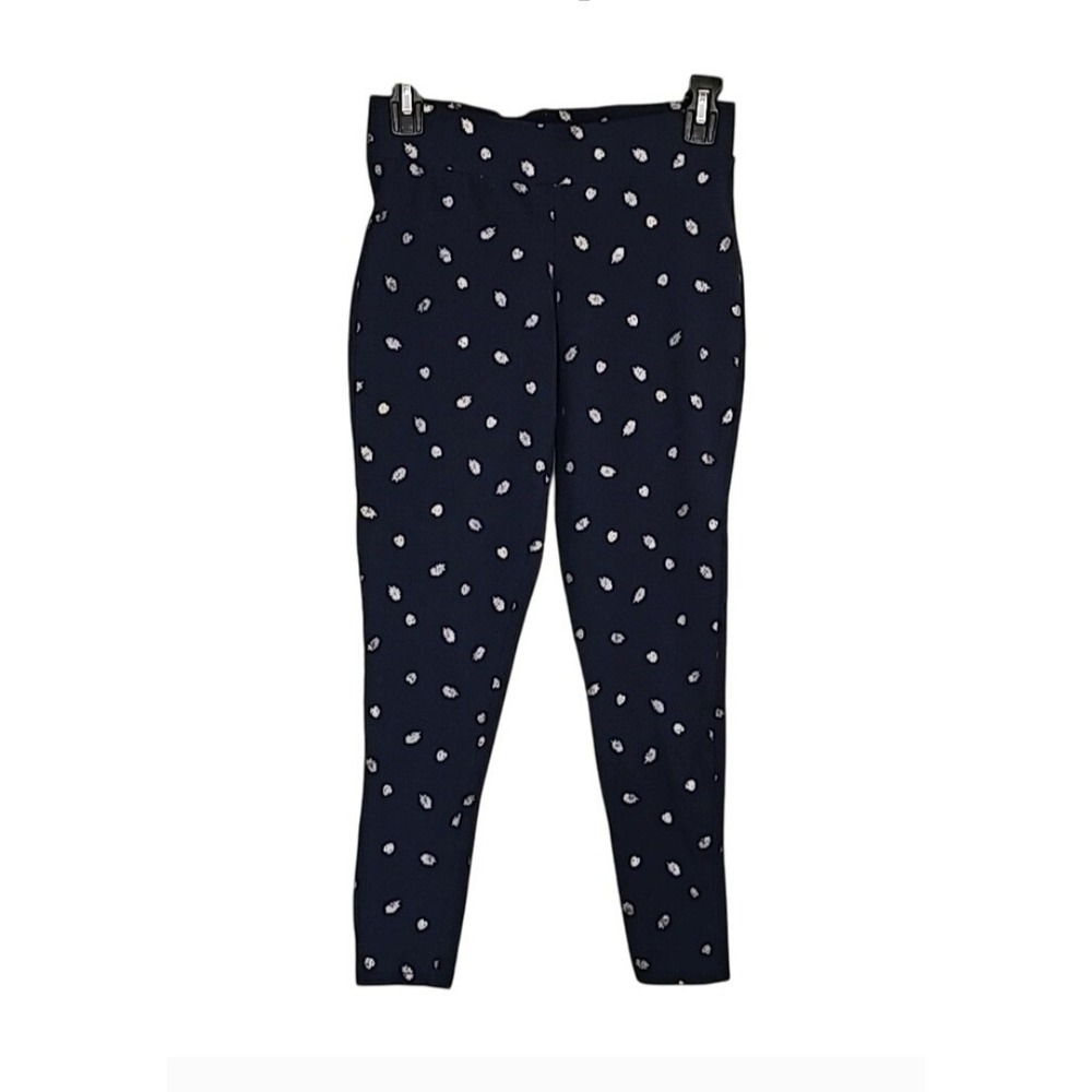 Torrid Leggings Navy Blue and Gold Capri Size 00 (M/L) EUC